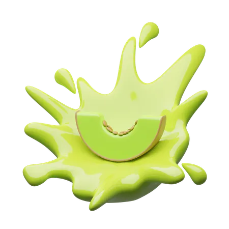 Melon juice  3D Icon
