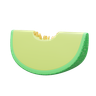 3d melon slice