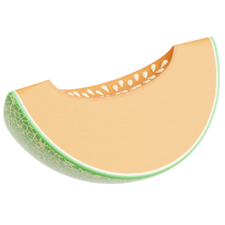 Melon Sliced  3D Icon