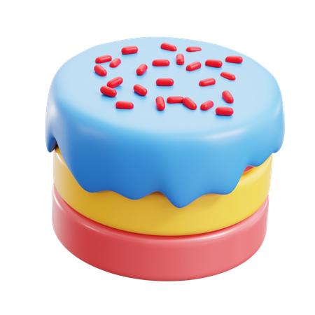 Melted Cake  3D Icon