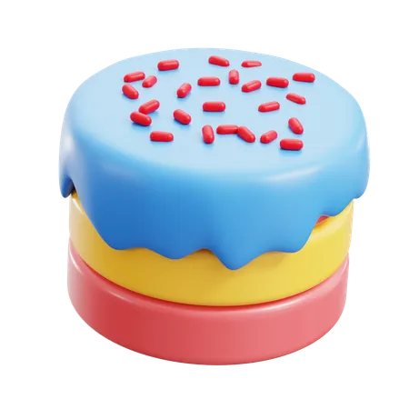 Melted Cake  3D Icon