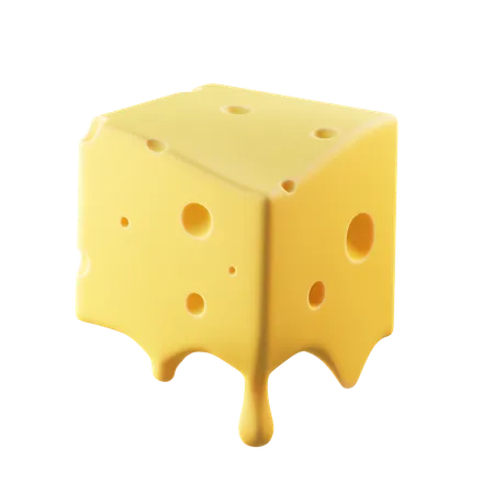 Melted Cheese  3D Icon