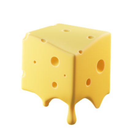 Melted Cheese  3D Icon