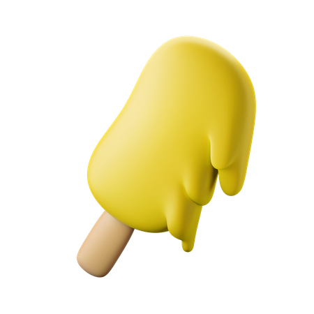 Melting Popsicle 3D Icon