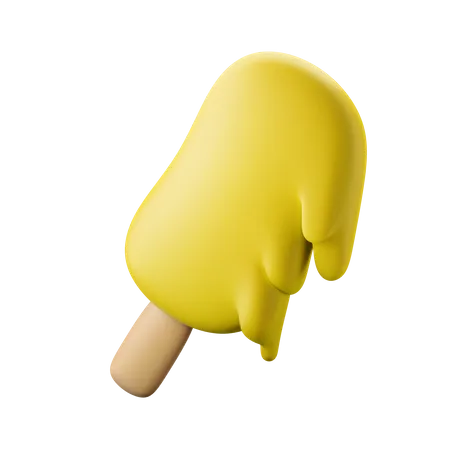 Melting Popsicle 3D Icon