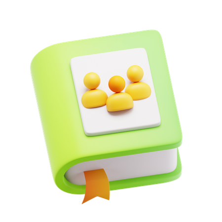 Member book  3D Icon