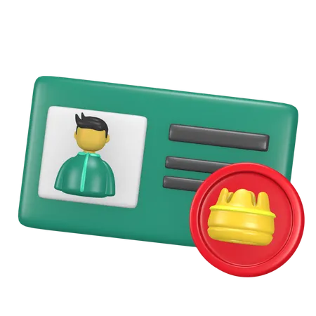 Membership  3D Icon