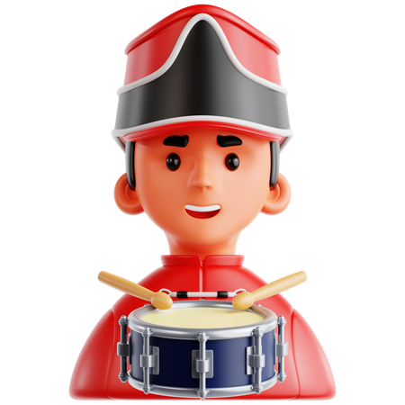 Membro da banda marcial  3D Icon
