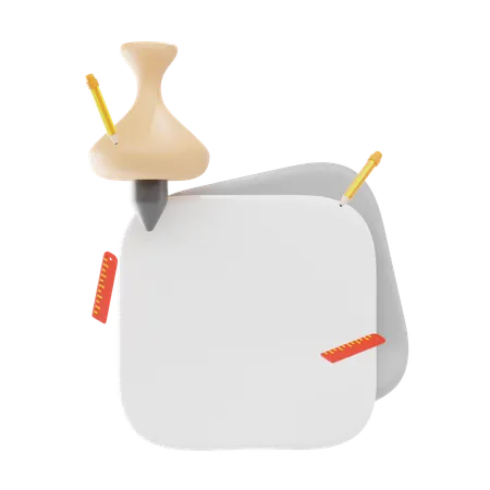 Memo  3D Icon