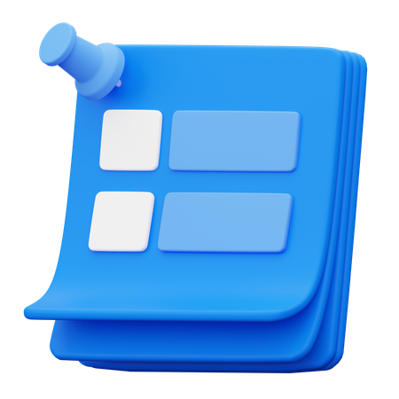 Memo  3D Icon