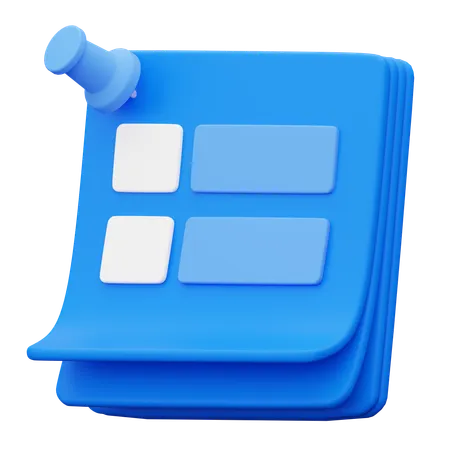 Memo  3D Icon