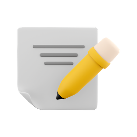 Memo  3D Icon