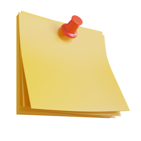 Memo  3D Icon