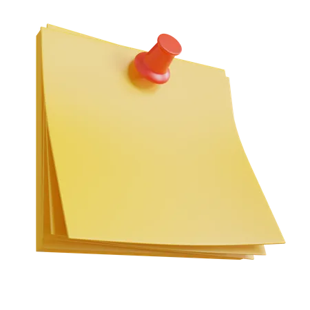 Memo  3D Icon