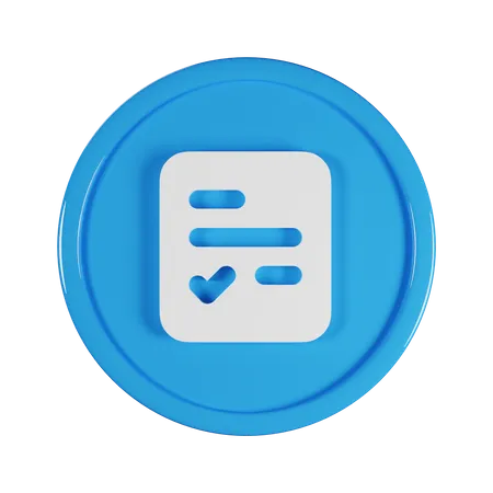 Memo  3D Icon