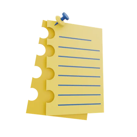 Memo  3D Icon