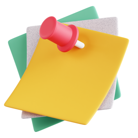 Memo Notes  3D Icon