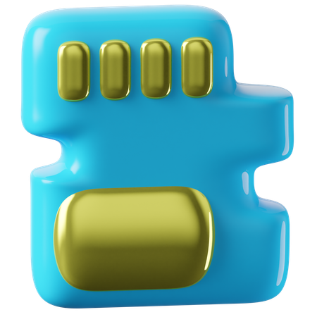 Mémoire  3D Icon