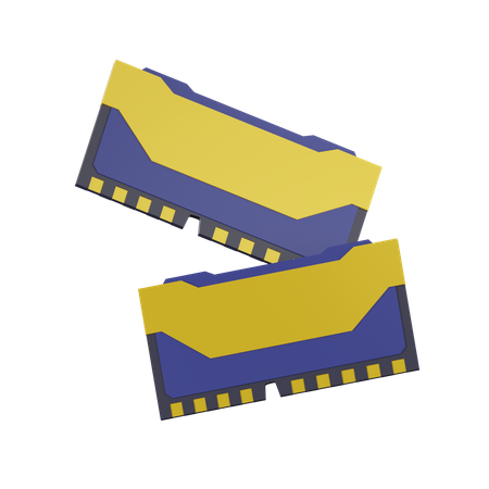 Memoria RAM  3D Icon