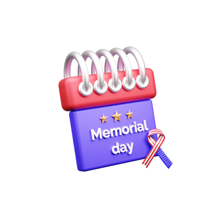 Memorial Day  3D Icon