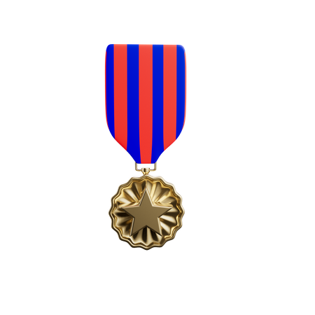 Memorial Medal  3D Icon
