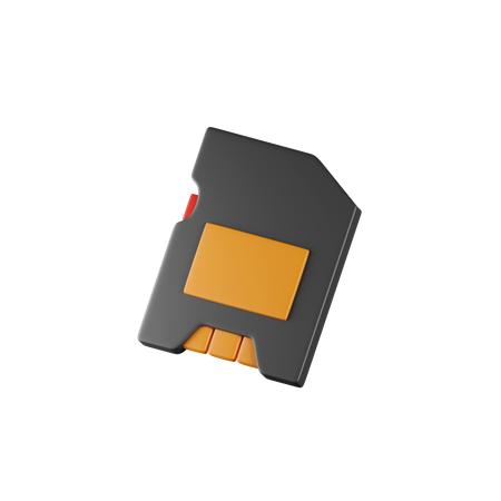 MEMORY CARD  3D Icon