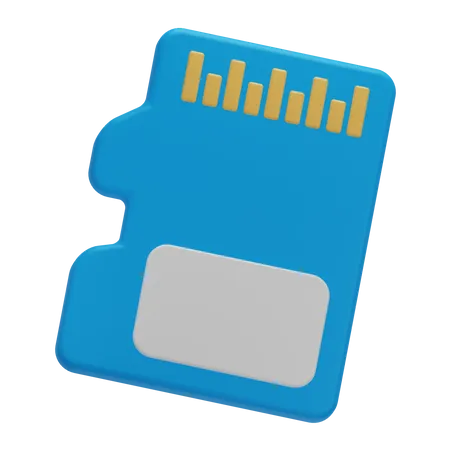 Memory Card  3D Icon