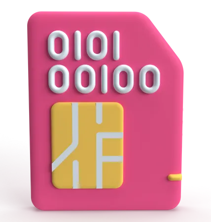 Memory Card  3D Icon