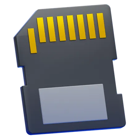 Memory Card  3D Icon