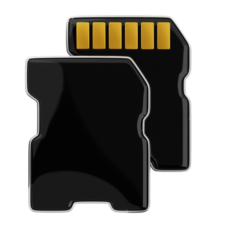 Memory Card  3D Icon