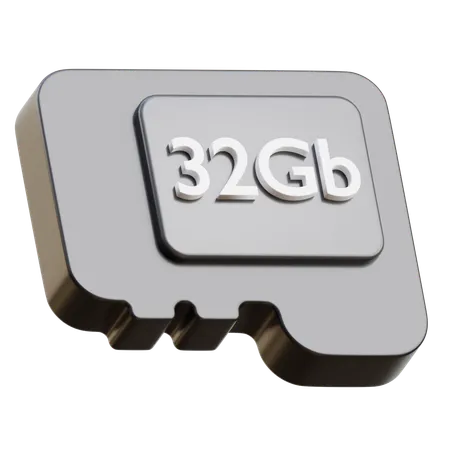 Memory Card  3D Icon