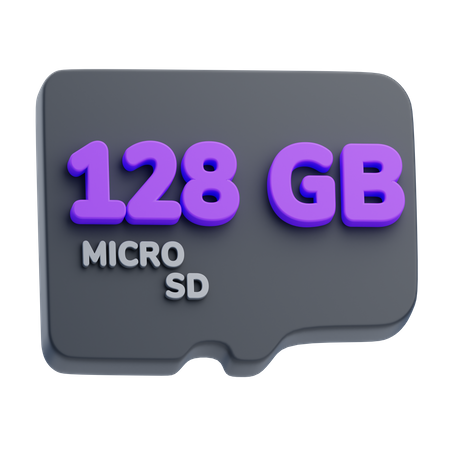 Memory Card  3D Icon