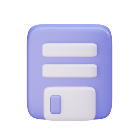 Memory Card  3D Icon