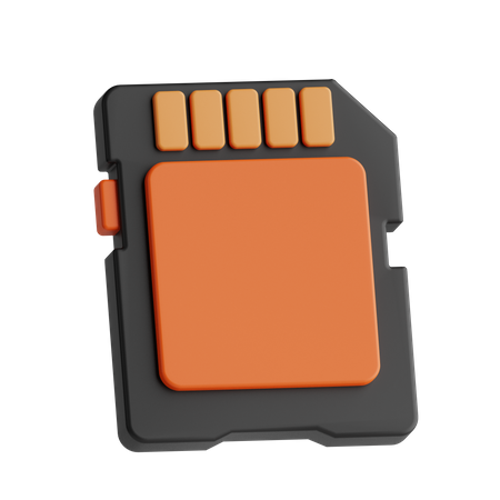 Memory Card  3D Icon