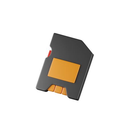 MEMORY CARD  3D Icon