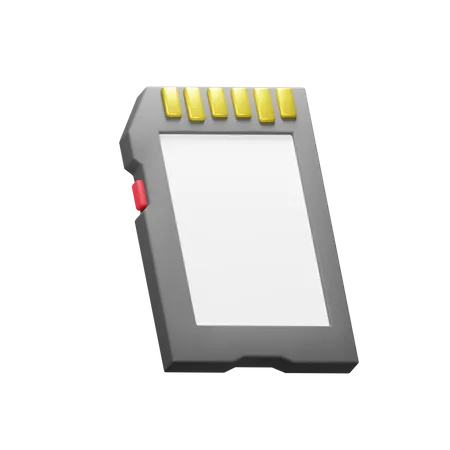Memory Card  3D Icon