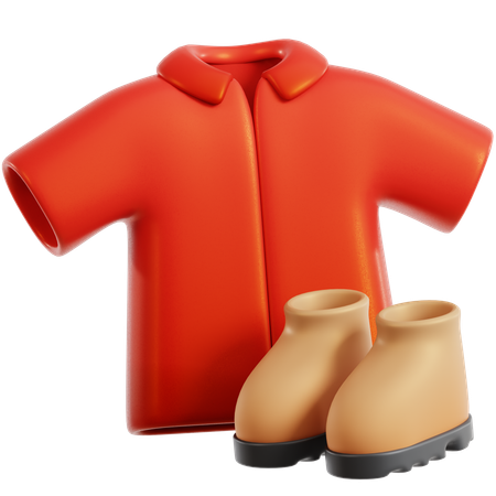 Men Clothe  3D Icon