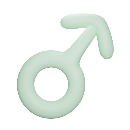 Men Gender  3D Icon