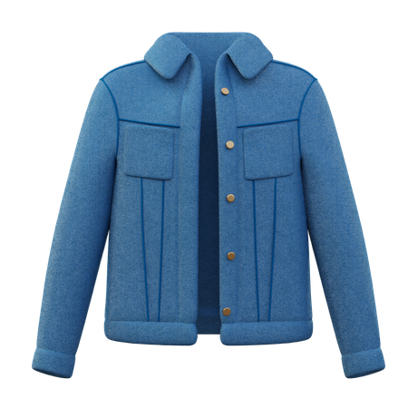 Men Jean Jacket  3D Icon