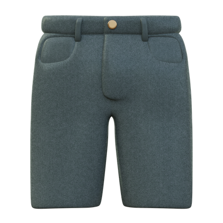 Men Jean shorts  3D Icon