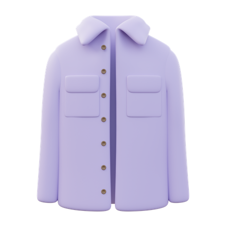 Men Light Jacket  3D Icon