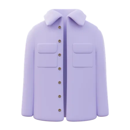 Men Light Jacket  3D Icon