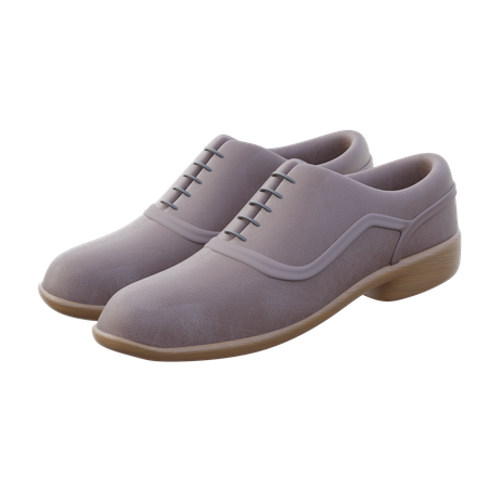 Men Oxford shoes  3D Icon