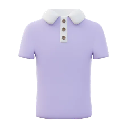 Men Polo short sleeve  3D Icon