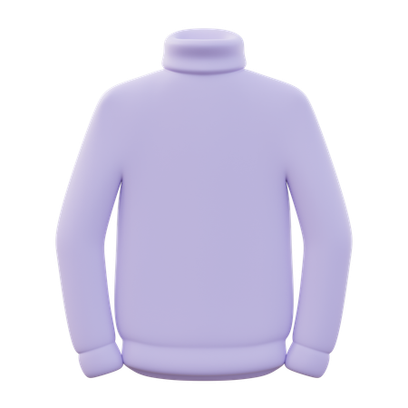 Men Turtle neck  3D Icon