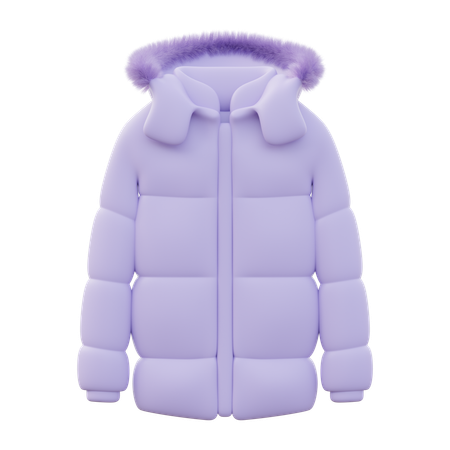 Men Winter jacket  3D Icon