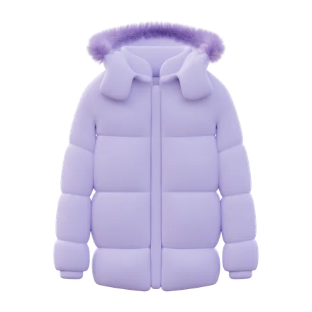 Men Winter jacket  3D Icon