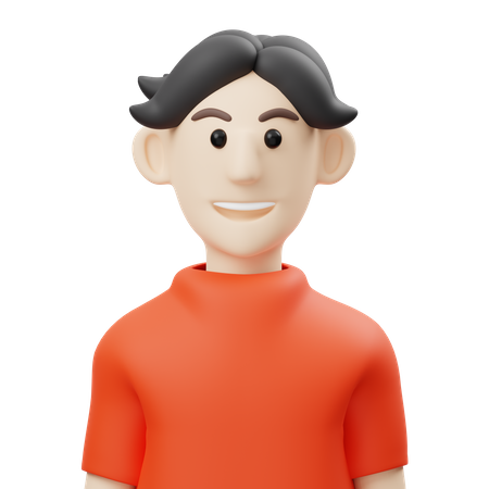 Men With Red Cloth  3D Illustration