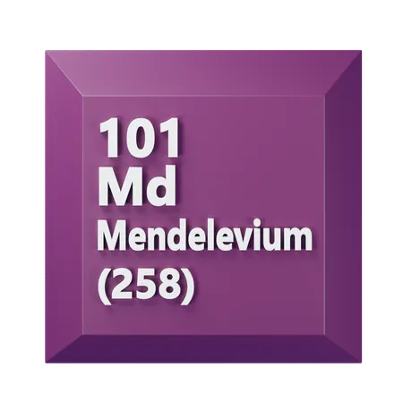 Mendelevium  3D Icon