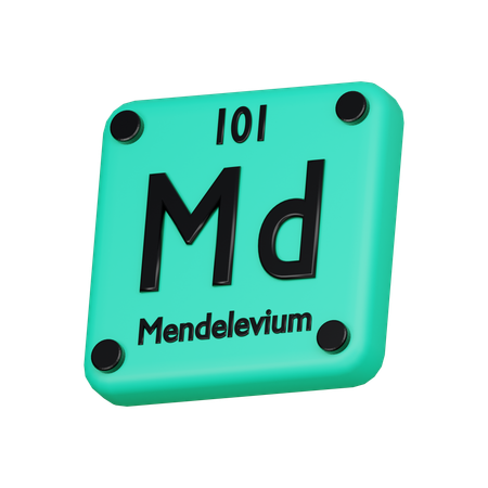 Mendelevium  3D Icon